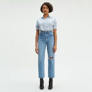 Levi’s Ribcage Straight Ankle Jeans – Size 30